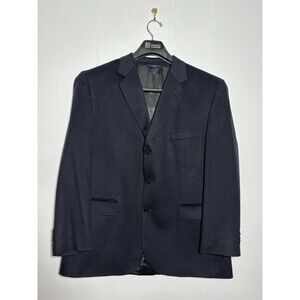 Brooks Brothers 346 Cashmere Blazer Mens 48R Navy Blue Sport Coat Jacket Vintage